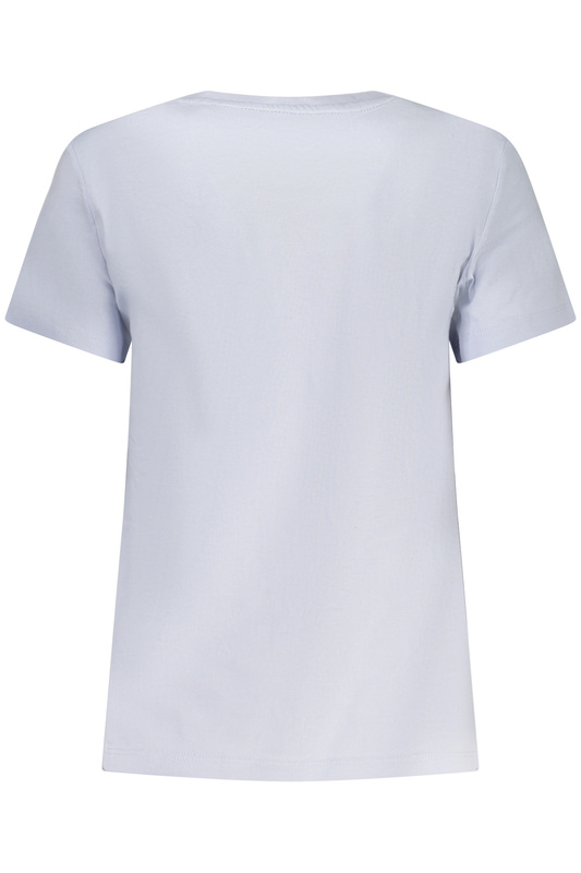 GUESS JEANS DAMSKA KOSZULKA Z KRÓTKIM RĘKAWEM, NIEBIESKA