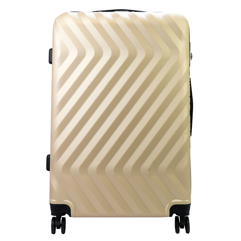 Mocna walizka damska z ABSu Pierre Cardin MED12 x3 Z