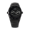 Zegarek MONTRES DE LUXE 09BK-3001. Kwarcowy, Kolor czarny. Unisex.