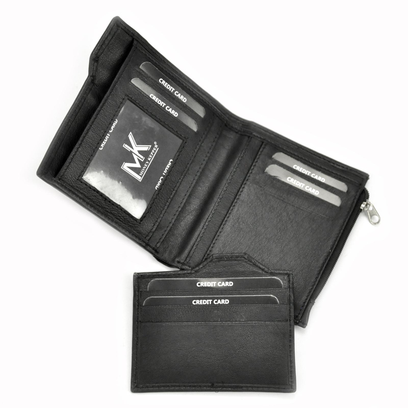Skórzany męski portfel Money Kepper CC 6002