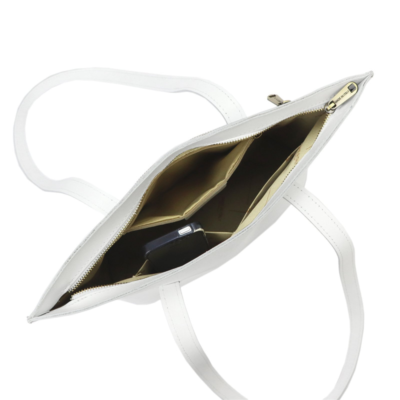 Florence Duża Shoppebag damska torebka na ramię z kieszeniami klasyczna