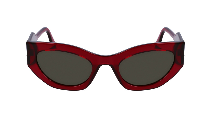 Okulary KARL LAGERFELD KL6122S-540. Okulary przeciwsłoneczne, Kolor czerwony. Kobieta.