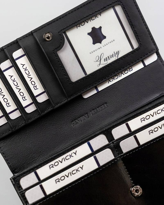 Duży, elegancki portfel damski ze skóry naturalnej i ekologicznej - 4U Cavaldi