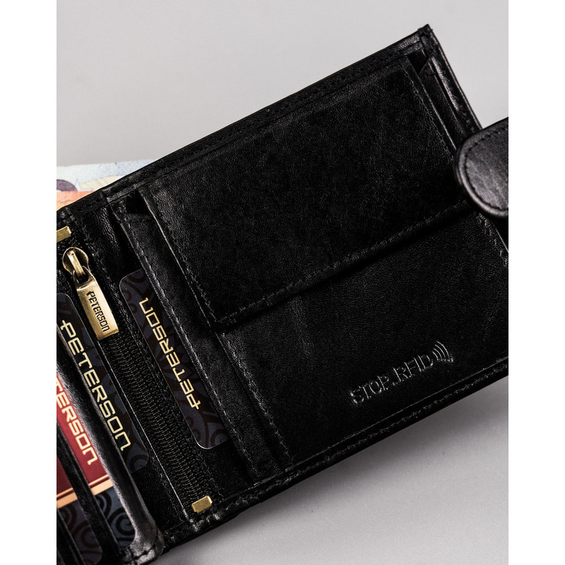 Skórzany męski portfel Peterson PTN N01L-VT