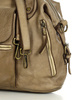 Torba biznesowa bowling retro bag skórzana - MARCO MAZZINI beżowa taupe