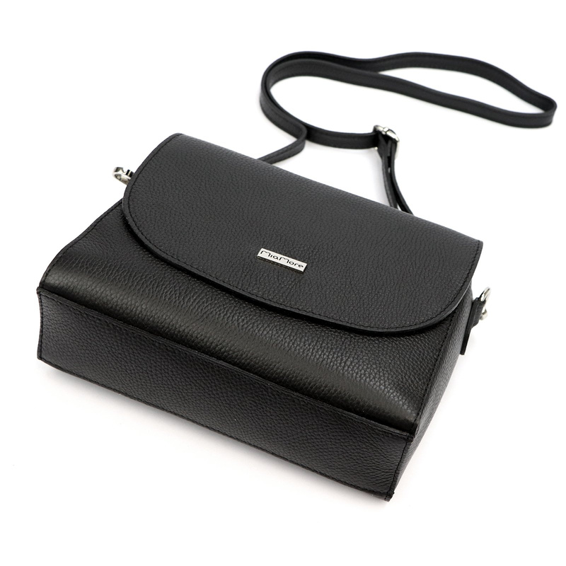 MiaMore skórzana damska listonoszka torebka przez ramię dwukomorowa stylowa