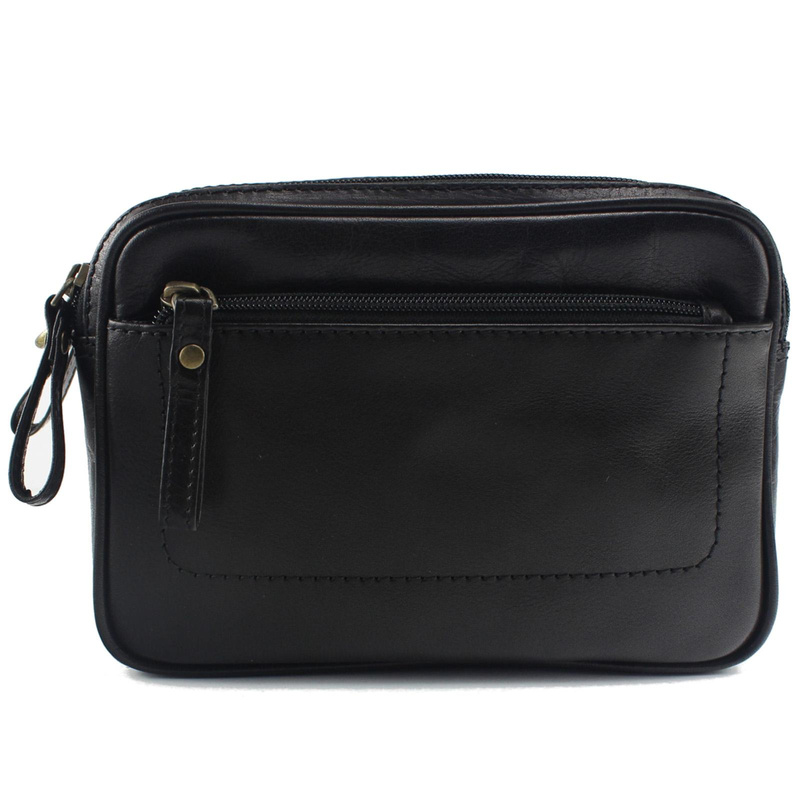 EL FORREST męska saszetka skóra naturalna saszetka do ręki kieszenie