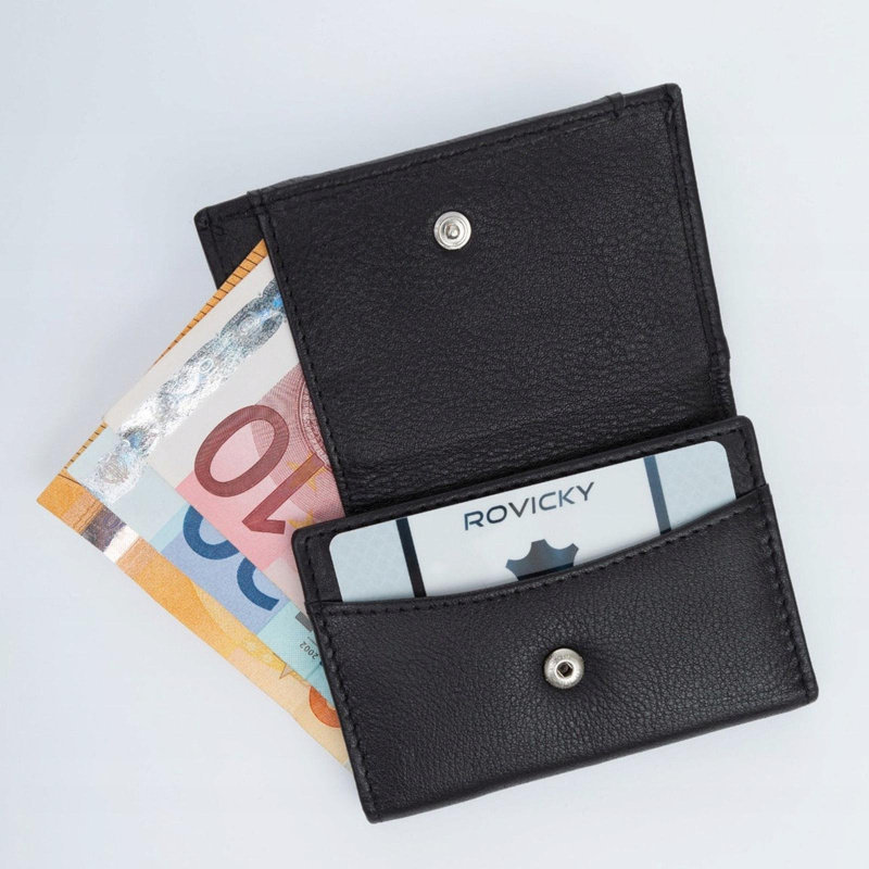 Skórzany męski portfel Rovicky R-21-LFN