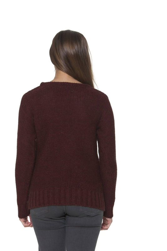 CZERWONY SWETER FRED PERRY DAMSKI
