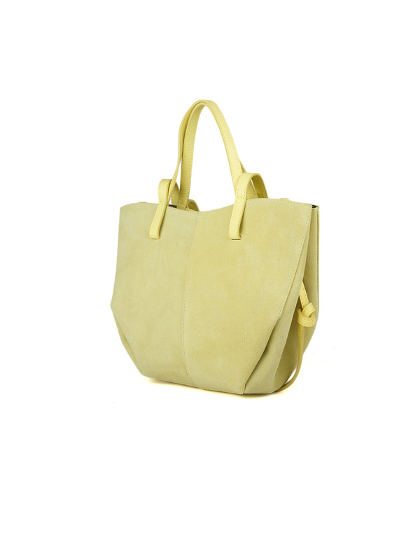 Damska torebka tote Giulia Monti GM1588 D84 cytrynowa
