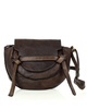 Marco Mazzini Torebka listonoszka skórzana saddle bag brąz caffe
