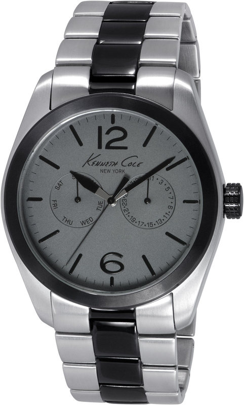 Zegarek KENNETH COLE IKC9365. Kwarcowy, Kolor szary. Mężczyzna.