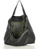 MARCO MAZZINI Torebka miejski shopper bag skóra naturalna handmade czarny