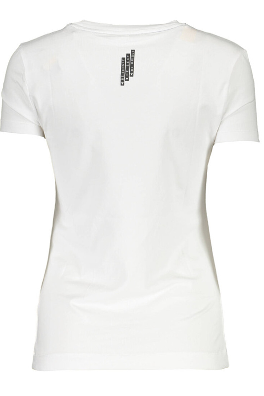 GUESS JEANS T-SHIRT Z KRÓTKIM RĘKAWEM DAMSKI BIAŁY