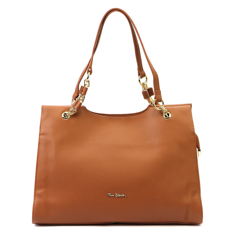 Skórzana damska shopperbag na ramię Pierre Cardin