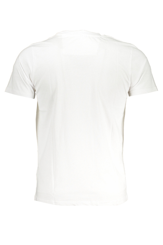 T-SHIRT MĘSKI Z KRÓTKIM RĘKAWEM KLASY CAVALLI BIAŁY