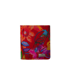 Mały czerwony portfel damski BajuBaj z kolorowej skóry naturalnej – elegancja i praktyczność PD1031s116