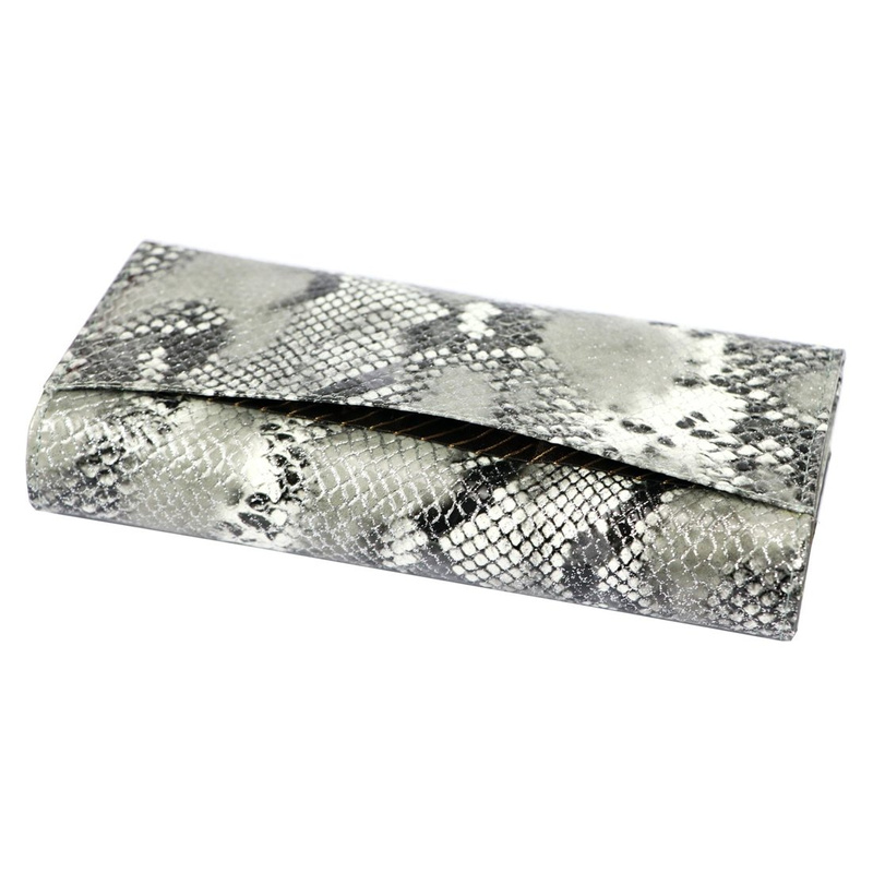 Skórzany damski portfel Rovicky 8801-BPRN RFID