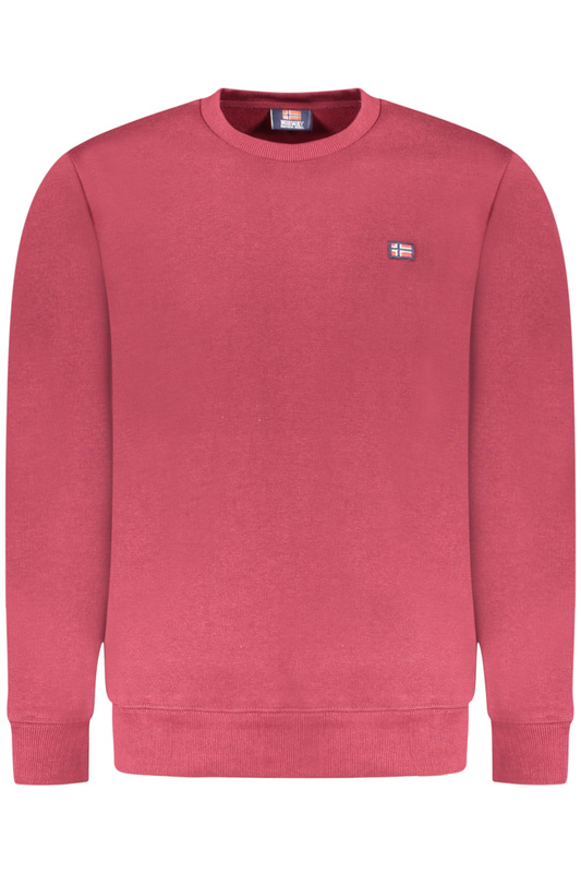 Norway 1963 CZERWONA M�SKA BLUZA Z ROZPINANYM NA ZAMEK BLUZ�