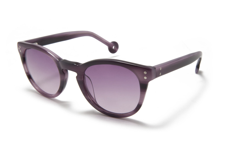 Okulary HALLY&SON HS503S50. Okulary przeciwsłoneczne, Kolor fioletowy. Unisex.