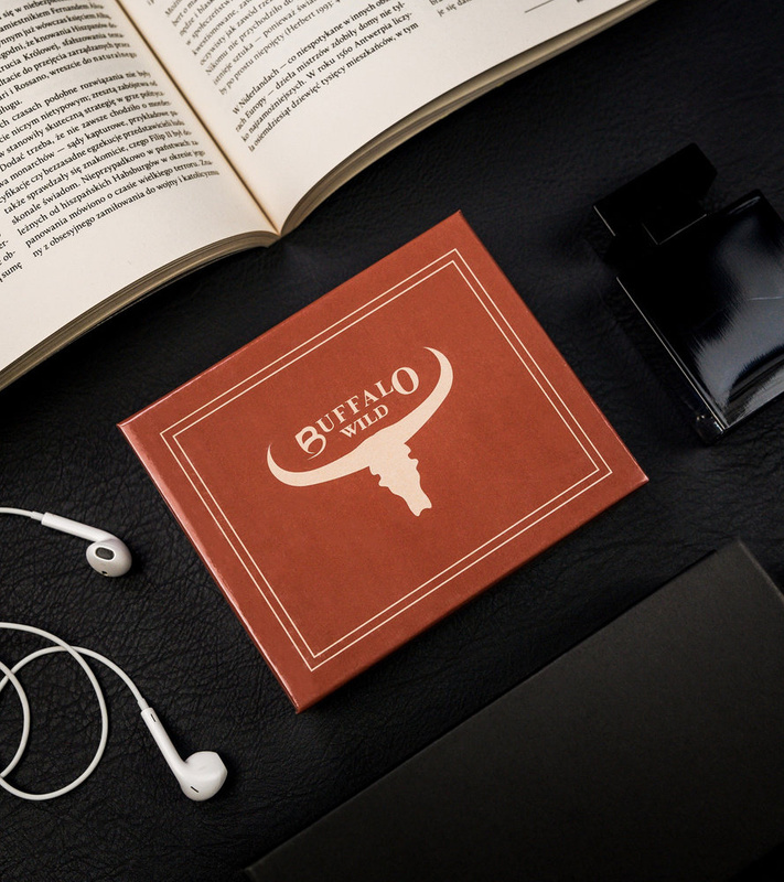 Wild męski rozbudowany portfel skóra naturalna pionowy duży