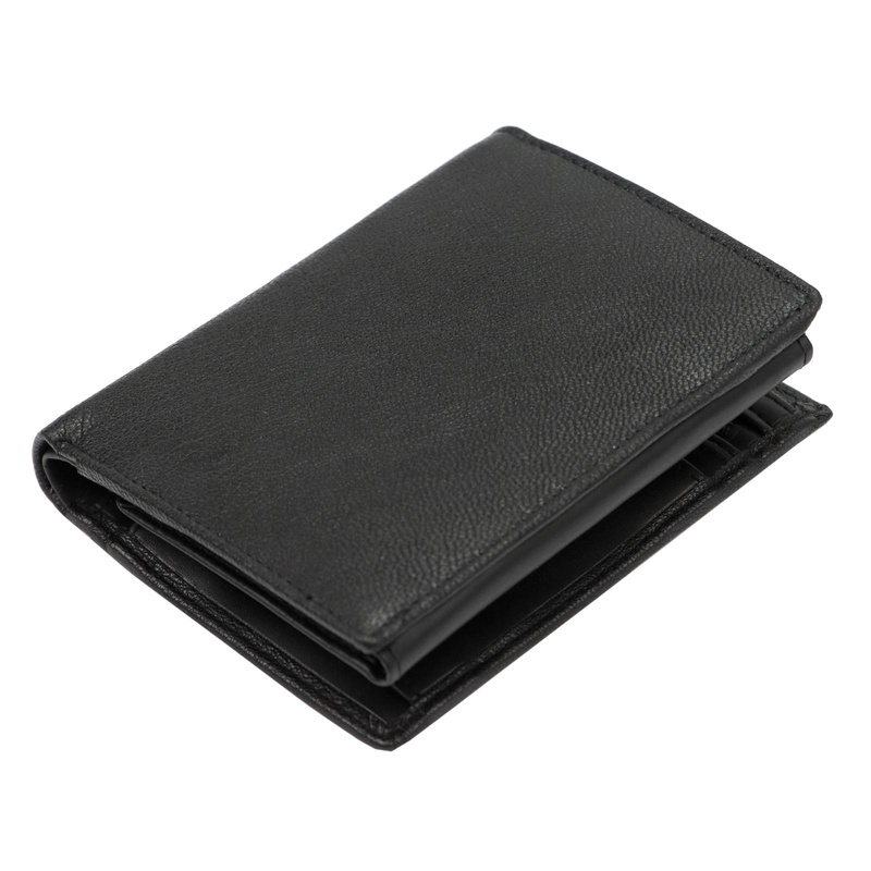 Money Kepper portfel męski pionowy skóra naturalna duży z przegrodami