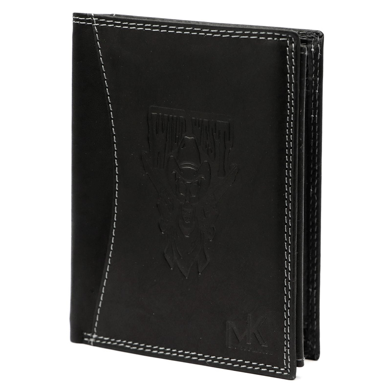 Skórzany męski portfel Money Kepper CDD 5601 WILD WEST