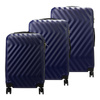 Pierre Cardin zestaw podróżny trzech walizek twarde ABS na kółkach