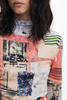 Różowy sweter damski Desigual