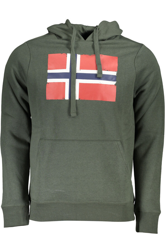 NORWEGIA 1963 ZIELONA BLUZA MĘSKA BEZ ZAMKA