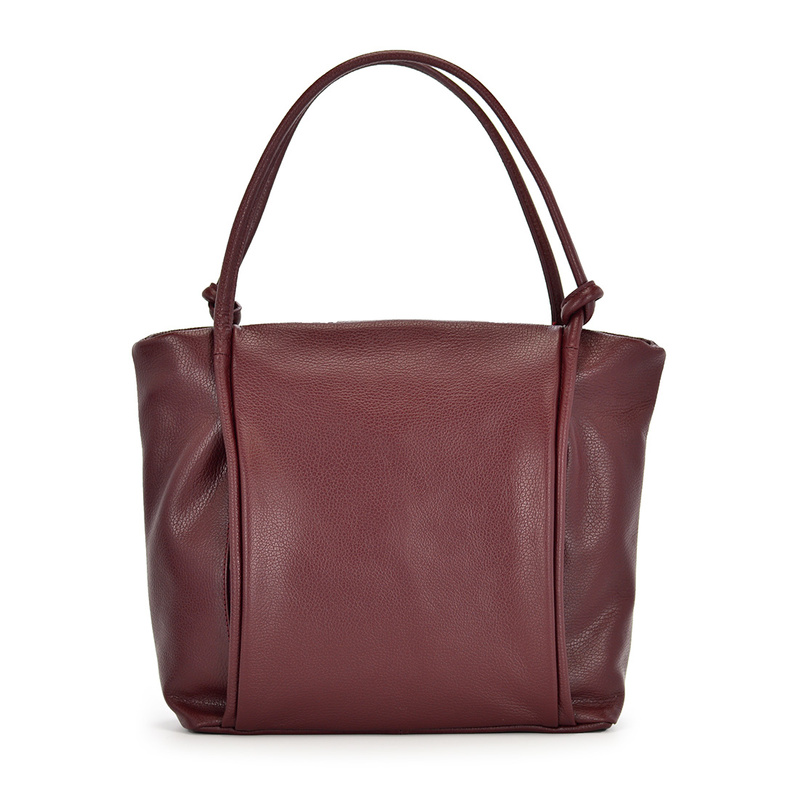 Piękna elegancka duża damska shopperbag skórzana