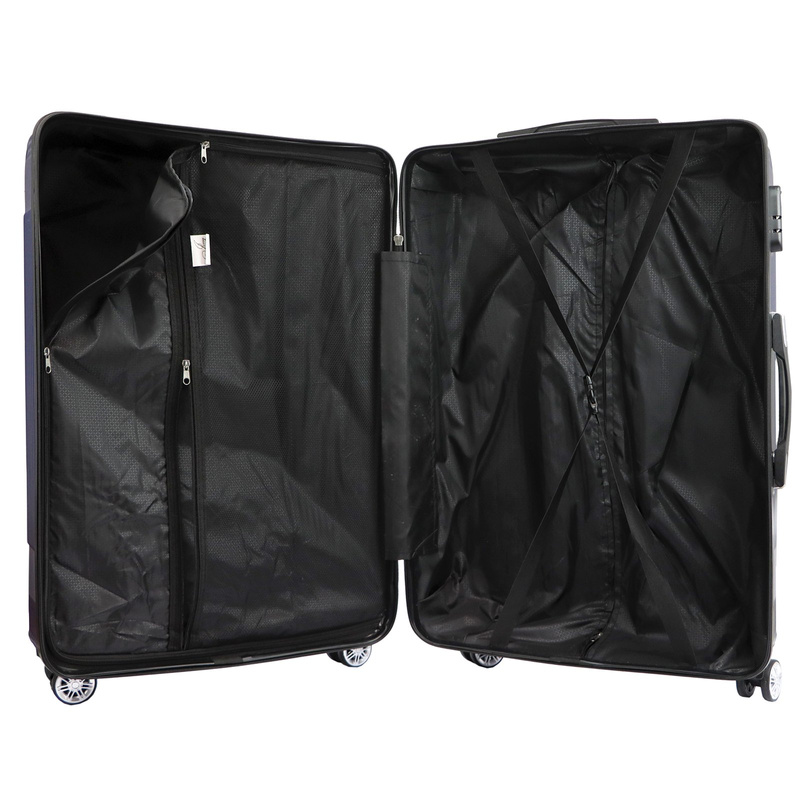 Jony zestaw walizek podróżnych na kółkach twarde materiał ABS z rączką