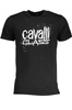 T-SHIRT MĘSKI Z KRÓTKIM RĘKAWEM KLASY CAVALLI CZARNA
