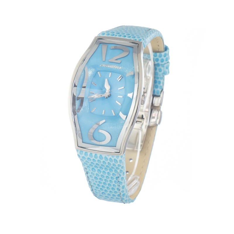 Zegarek CHRONOTECH CT7932AL-81. Kwarcowy, Kolor niebieski. Kobieta.