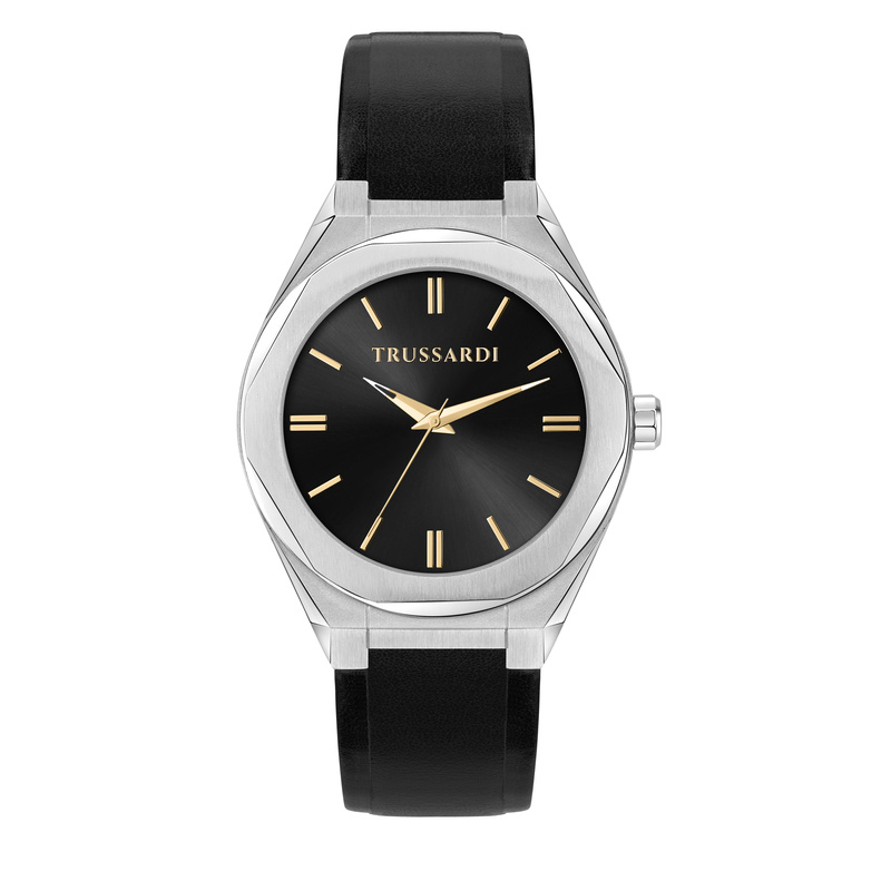 Zegarek TRUSSARDI R2451156001. Kwarcowy, Kolor czarny. Mężczyzna.