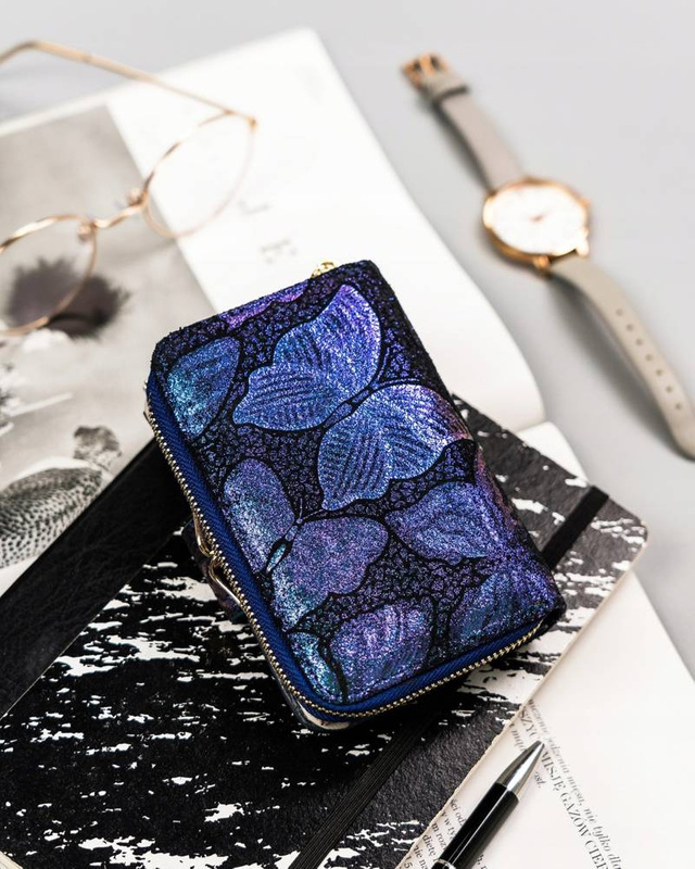 Skórzany damski portfel Peterson PTN 425214-ONBF