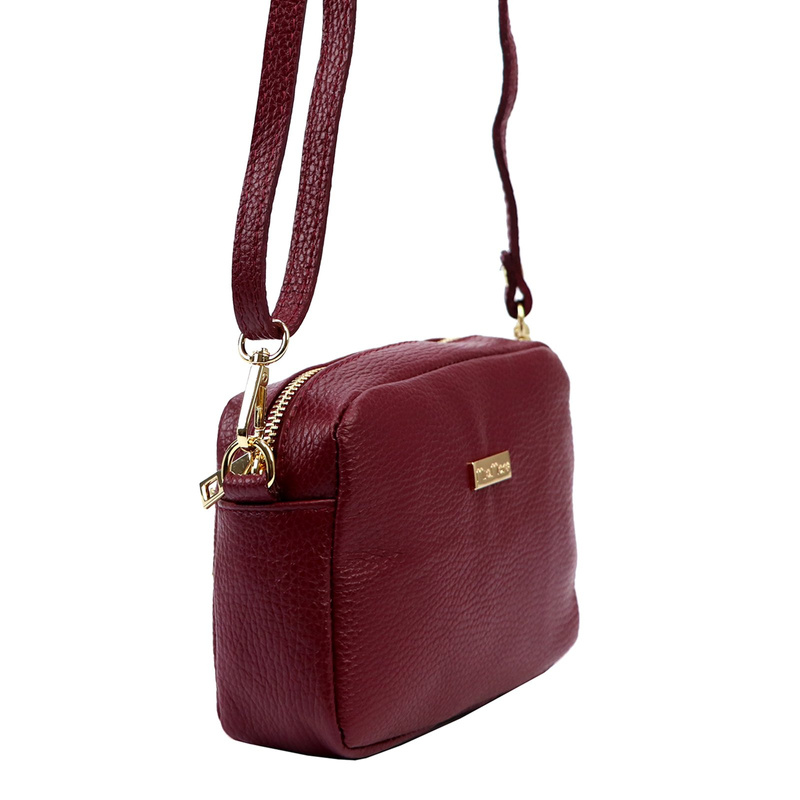 MiaMore damska listonoszka skóra naturalna torebka na ramię miejska