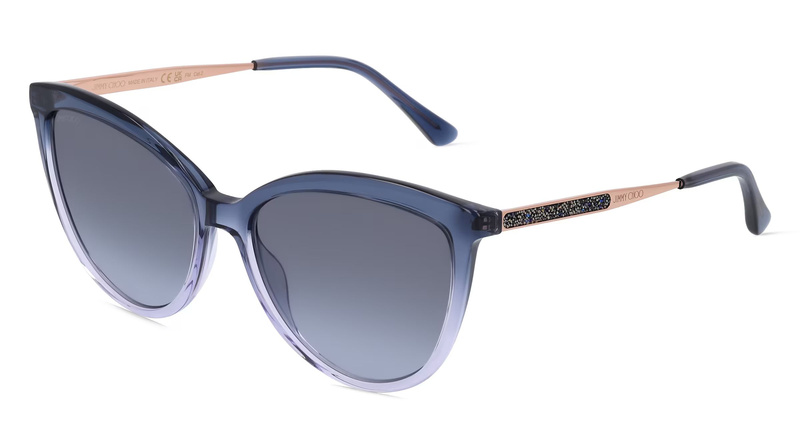 Okulary JIMMY CHOO BELINDASJQ4GB. Okulary przeciwsłoneczne, Kolor niebieski. Kobieta.