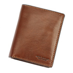 Elegancki Skórzany męski portfel Mato Grosso RFID