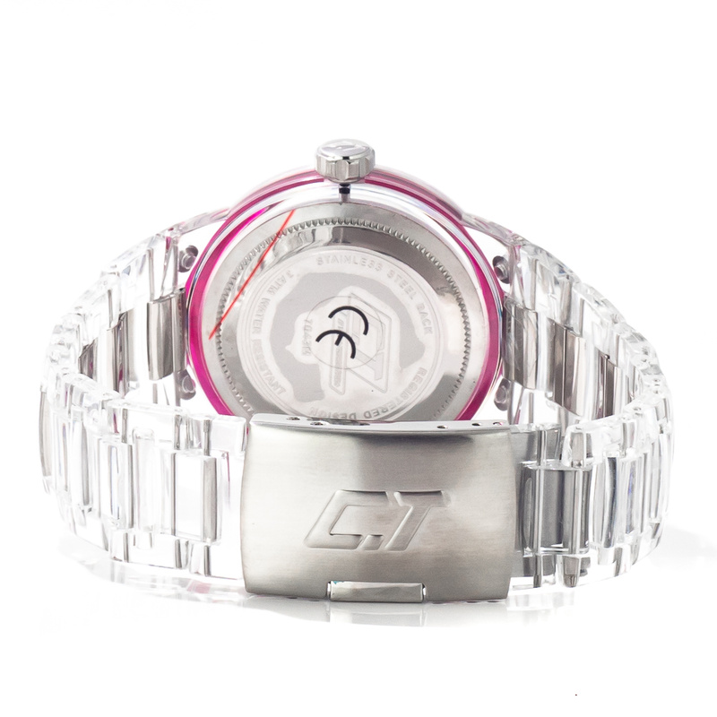 Zegarek CHRONOTECH CC7043M-08. Kwarcowy, Kolor różowy. Unisex.