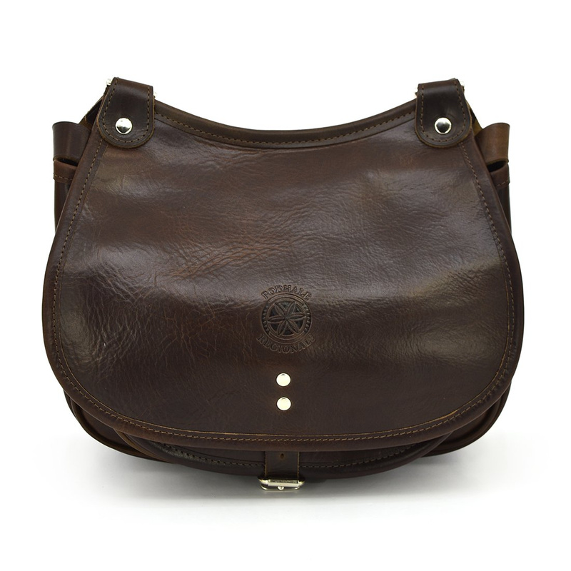 Klasyczna skórzana damska listonoszka vintage