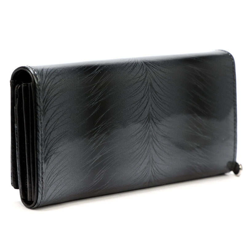 Gregorio damski portfel skóra naturalna podłużna klasyczna portmonetka