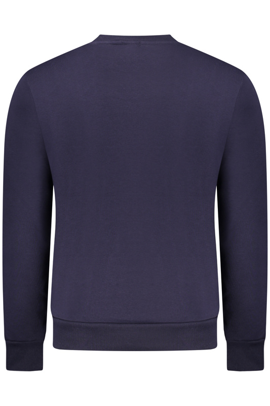 BLUZA Z KARABINEM BEZ ZAMKA MĘSKA NIEBIESKA