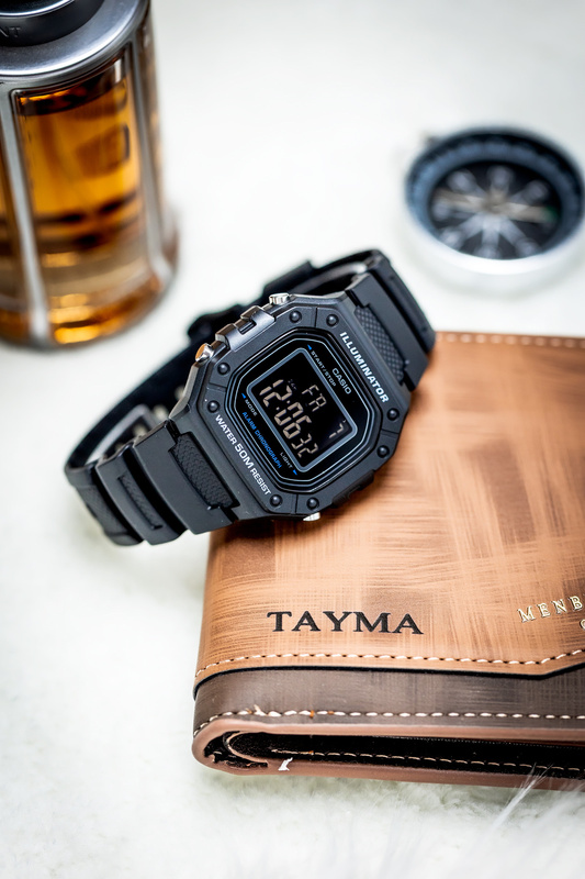 ZEGAREK MĘSKI CASIO W-218H-1B + BOX