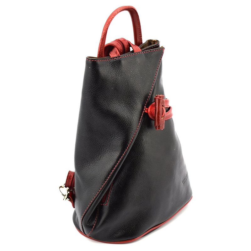 Designerski damski plecak skórzany na ramię