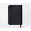 Czarny notes w formacie A6 zadrukowany w linie - Peterson