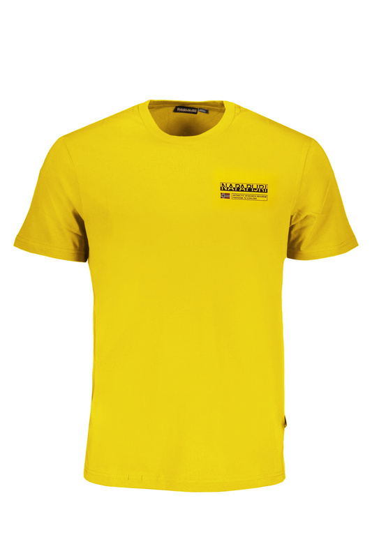 NAPAPIJRI ŻÓŁTY T-SHIRT MĘSKI Z KRÓTKIM RĘKAWEM