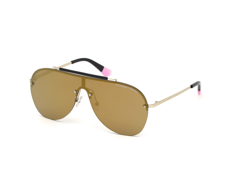 Okulary VICTORIA'S SECRET VS0012-13428X. Okulary przeciwsłoneczne, Kolor złoty. Kobieta.