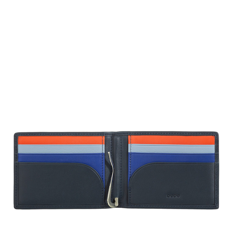 DuDu męski portfel skóra naturalna etui na dokumenty składany