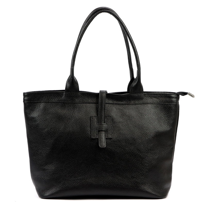 Stylowa Damska duża shopperbag skórzana elegancka torebka na ramię Luka